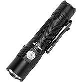 ThruNite TN12 Pro Rechargeable Flashlight, High 1900 Lumen LED Flashlight with Dual Switch, Long 415 Yards Throw, for Outdoor