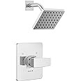 Delta Faucet Modern 14 Series Single-Handle Chrome Shower Trim Kit, Chrome Shower Faucet with Single-Spray Touch-Clean Shower