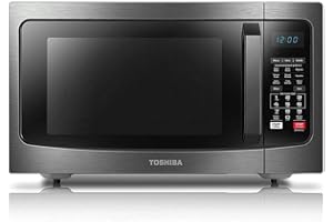 Toshiba EC042A5C-BS Microwave Oven with Convection Function, Smart Sensor, Easy-to-clean Stainless Steel Interior and ECO Mod