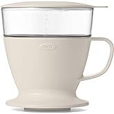 OXO Brew Single Serve Pour-Over Coffee Maker, 12 ounces, White