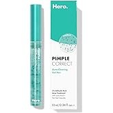 Pimple Correct Acne Clearing Gel Pen from Hero Cosmetics - Maximum Strength 2% Salicylic Acid, Non-Drying Formula for Early S