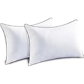 JOLLYVOGUE King Size Pillows for Sleeping Set of 2, Soft and Supportive Bed Pillows for Side Back Stomach Sleeper, Down Alter