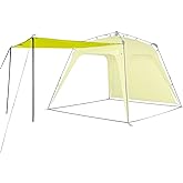 Pop Up Canopy Sun Shelters Shade Tent Camping Canopy 8.2' X 8.2' - Instant Portable Sports Cabana Umbrella, Easy Set-up and T