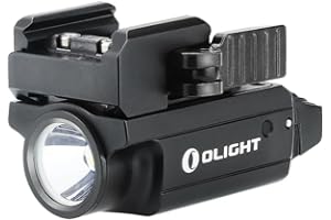 OLIGHT PL-Mini 2 Valkyrie 600 Lumens Magnetic USB Rechargeable Compact Weaponlight with Adjustable Rail, High Performance CW 