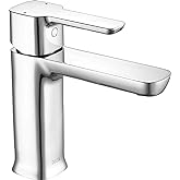 Delta Faucet Modern Single Hole Bathroom Faucet, Single Handle Bathroom Faucet Chrome, Bathroom Sink Faucet, 1 Hole Bathroom 