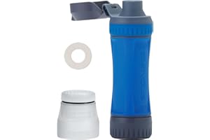 Platypus Quickdraw Ultralight Backpacking Water Filter, Blue