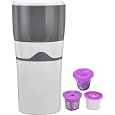 Portable Coffee Maker,K Cup Coffee Machine, Single Serve Drip Coffee Maker,360 Degree Side Leakage Prevention, Manual Drip Co