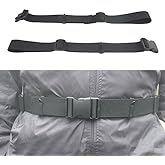 YYST One Backpack Waist Belt Backpack Waist Strap Universal Fit with Buckle - Black