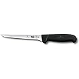 Victorinox Swiss Army Cutlery Fibrox Pro Boning Knife, Flexible Blade, 6-Inch, Black