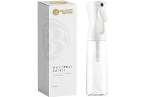 BeautifyBeauties Spray Bottle For Hair – Continuous Mister Spray Bottle for Hairstyling, Cleaning, Plants, Pets, Barbers, Sal