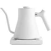 Fellow Stagg EKG Electric Gooseneck Kettle - Pour-Over Coffee and Tea Kettle - Stainless Steel Kettle Water Boiler - Quick He