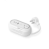 Anker GaNPrime 65W Charging Station - Power Strip, 5-in-1 for Travel & Home, 2 AC, 2 USB C, 1 USB A, 3ft - Power Delivery for