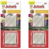 Jobe’s Fertilizer Spikes for Flowering Plants, 10-10-4 Time Release Fertilizer, 50 Spikes per Package (2 Pack)