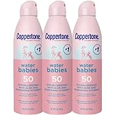 Coppertone Water Babies Sunscreen Lotion Spray SPF 50, Pediatrician Recommended Baby Sunscreen Spray, Water Resistant Sunscre