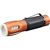 Klein Tools 56028 LED Flashlight and Work Light, Durable, Waterproof, Compact, Hands-free Magnetic End, Runs to 12 Hours, for