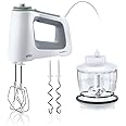 Braun HM5130WH MultiMix Hand Mixer, White