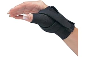 Comfort Cool Thumb CMC Restriction Splint. Patented Thumb Brace Provides Support and Compression. Helps with Arthritis, Tendi