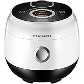 CUCHEN CJE-CD0610US | Micom Rice Cooker 6 Cup (Uncooked) and Warmer | Auto Steam Clean | Direct Touch control | Nonstick Inne