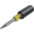 Klein Tools 32500 11-in-1 Screwdriver / Nut Driver Set, 8 Bits (Phillips, Slotted, Torx, Square), 3 Nut Driver Sizes, Cushion