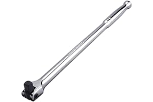 Neiko 00200A 1/2" Drive Extension Breaker Bar | 15" Length | Rotating Flex Head | CR-V Steel
