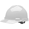 Malta Dynamics Made in US 4 Pt. Suspension Hard Hat, Ratchet Cap Style, Construction Hard Hat for Safety, OSHA/ANSI Compliant