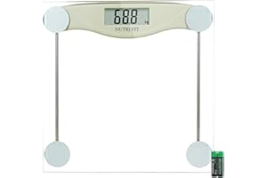 Bathroom Scale for Body Weight, NUTRI FIT Digital Weighing Scale Accurate Electric Weight Loss Watcher Scale, 330 lb Capacity