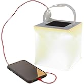 LuminAID 2-in-1 Solar Camping Lantern and Phone Charger - Inflatable LED Lamp for Camping, Hiking and Travel - Emergency Ligh