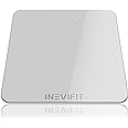 INEVIFIT Bathroom Scale, Highly Accurate Digital Bathroom Body Scale, Measures Weight up to 400 lbs. Includes Batteries