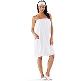 Boca Terry Women's Spa Wrap - Microfiber - White - One Size