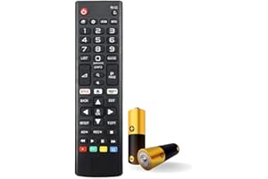 Controle Remoto Compatível com LG Universal para Smart TV Com Pilhas