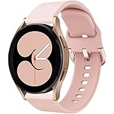 Pulseira de Silicone Colorida marca 123smart para Galaxy watch 4 / Watch4 Classic/Watch 3 41mm/ Active R500 / Active 2 / Gala