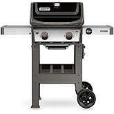 Weber Spirit II E-210 2-Burner Liquid Propane Grill, 48 x 26 x 57 inches, Black