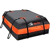 MeeFar Car Roof Bag XBEEK Rooftop top Cargo Carrier Bag Waterproof 15 Cubic feet for All Cars with/without Rack, includes Ant