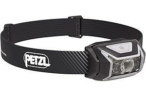 PETZL ACTIK CORE Headlamp - Powerful, Rechargeable 600 Lumen Light with Red Lighting for Hiking, Climbing, and Camping