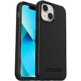 OtterBox iPhone 13 Symmetry Series Series+ Case - Black , ultra-sleek, snaps to MagSafe, raised edges protect camera & screen