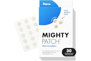 HERO COSMETICS Mighty Patch™ Mini Invisible+ Patches – Extra Small Daytime Hydrocolloid Acne Pimple Patches for Covering Zits