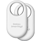 Samsung SmartTag2 (2023) Bluetooth + UWB, IP67 Water and Dust Resistant, Findable via App, 1.5 Year Battery Life (2-Pack) - W