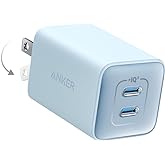 Anker USB C Charger 47W, 523 Charger (Nano 3), 2 Port Compact Foldable GaN Fast Charger for iPhone 15/15 Plus/15 Pro/15 Pro M