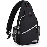 MOSISO Mini Sling Backpack,Small Hiking Daypack Travel Outdoor Casual Sports Bag