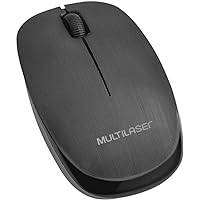 Multilaser MO251 - Mouse Sem Fio 2.4 Ghz 1200 DPI Usb, Preto, normal