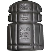 Portwest S156 High Density EVA Cushioning Fitted Protective Safety Work Knee Pad, Black, One Size