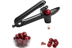 Cherry Pitter - Ordekcity Stainless Steel Cherries Corer Pitter Tool with Hand-held Push Design, Save Time & Space for Making