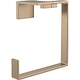 DELTA Vero Towel Ring, Champagne Bronze, Bathroom Accessories, 77746-CZ 2.92 x 6.5 x 6.5 Inches