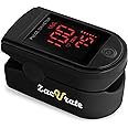 Zacurate Pro Series 500DL Fingertip Pulse Oximeter Blood Oxygen Saturation Monitor with Silicone Cover, Batteries and Lanyard