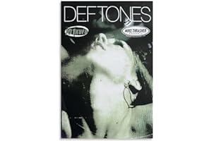 Deftones Album Vintage Poster Rock Band Poster for Room Aesthetic Canvas Wall Art Bedroom Decor 12x18inch(30x45cm)