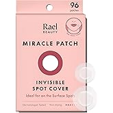 Rael Pimple Patches, Miracle Invisible Spot Cover - Hydrocolloid Acne Patch for Face, Blemishes, Zits Absorbing Patch, Breako