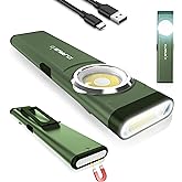 klarus E5 Pocket Flashlight, Rechargeable EDC Flashlight, Super Slim Flat 4.2x1x0.3inch, 470 Lumens, USB-C Port, IPX4, Dual L