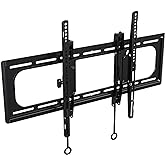 SANUS Tilting TV Wall Mount for Large TVs Up to 90” - Premium Tilt Mount w/Universal Fit - Smooth 5.7" Extension Allows for C