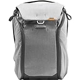 Peak Design Everyday Backpack V2 20L Ash, Camera Bag, Laptop Backpack with Tablet Sleeves (BEDB-20-AS-2)