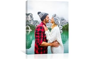 GMissT Canvas Prints With Your Photos - Personalized Pictures On Canvas Custom Poster for Home Decor - Floating Frames & Gift